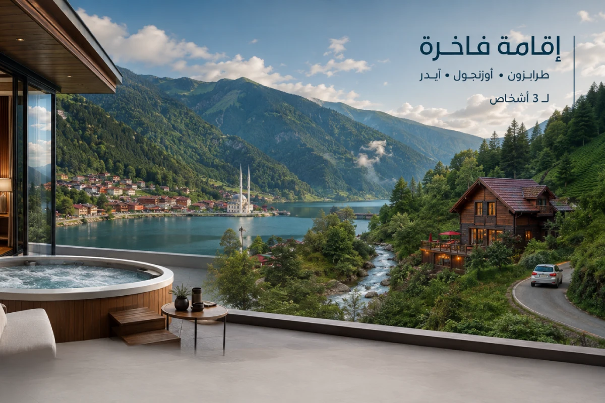 برنامج VIP 1 للشمال التركي 5 أيام و4 ليالٍ مع طرابزون وأوزنجول وآيدر